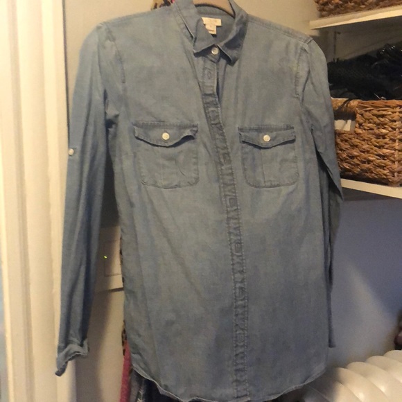 Jcrew chambray button up - Picture 2 of 3